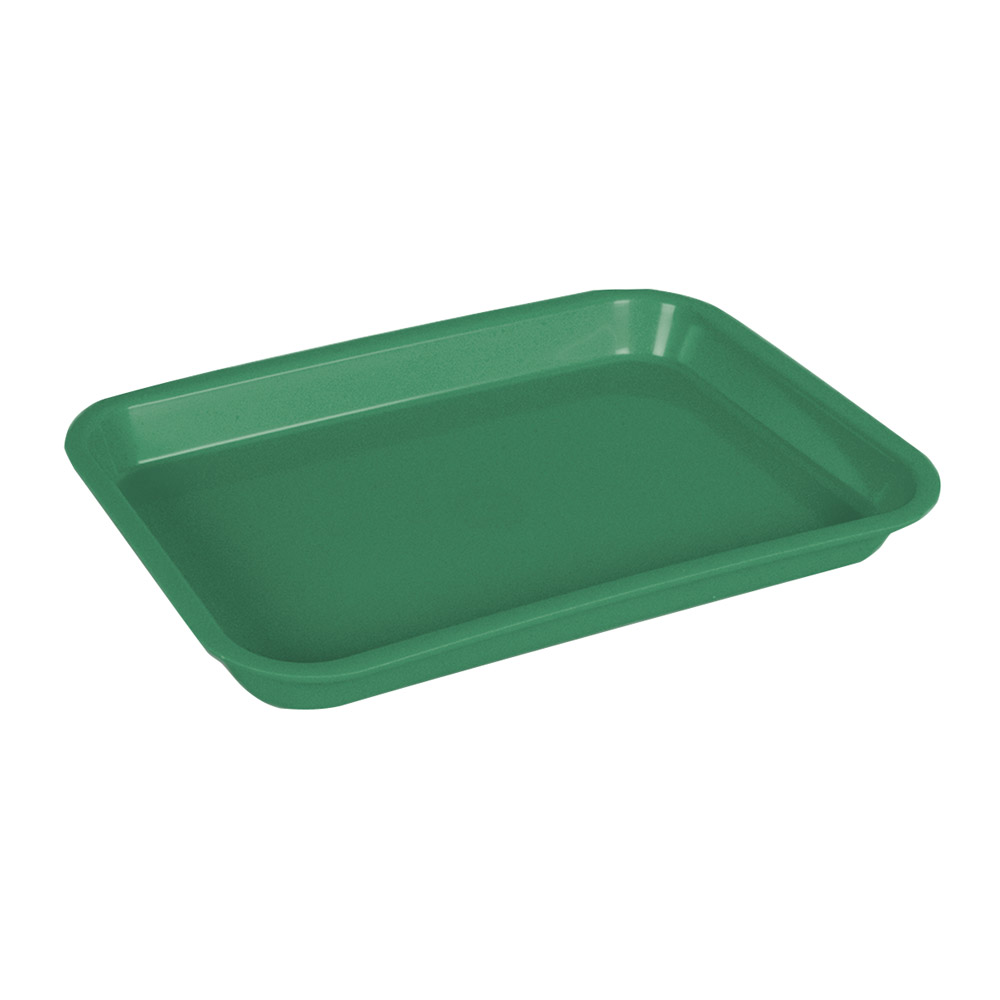Mini-bakke uden inddeling grøn, stk.