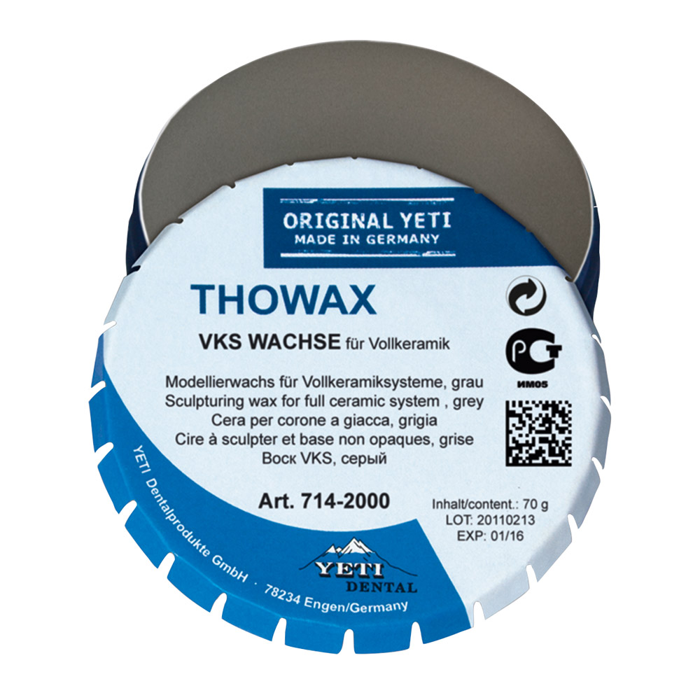 VKS modelleringsvoks grå-transparent, 70 g