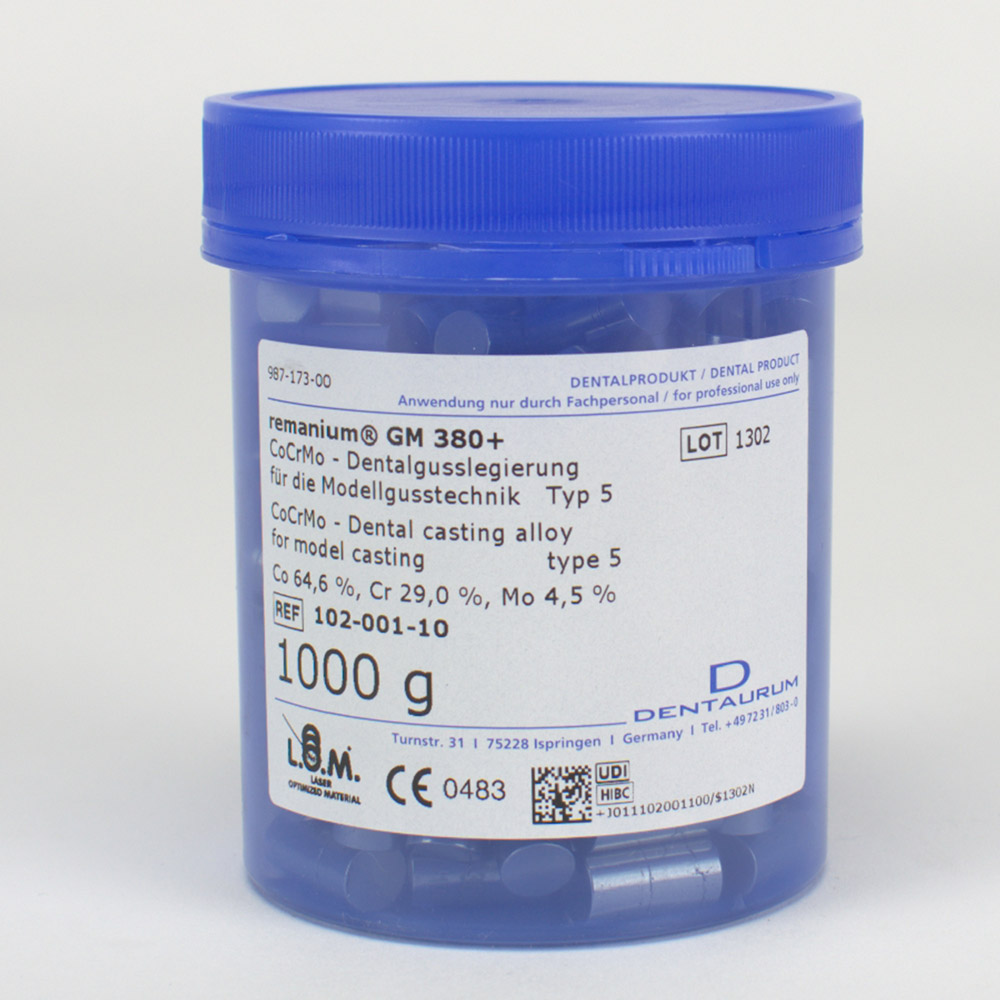 Remanium GM 380 støbejern, 1 kg