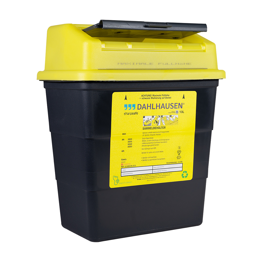 Sharpsafe 13 L kasseringsbeholder, stk.