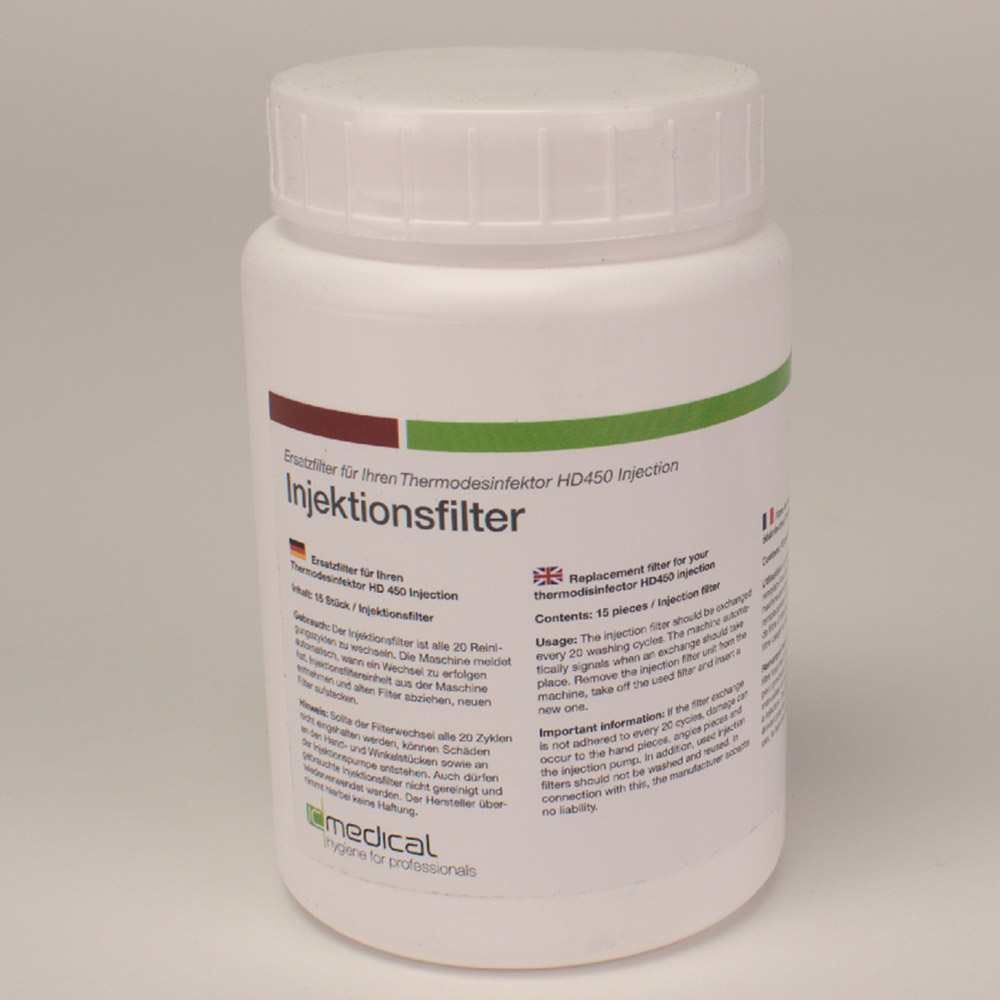 Injektionsfilter til HD 450, 15 stk.