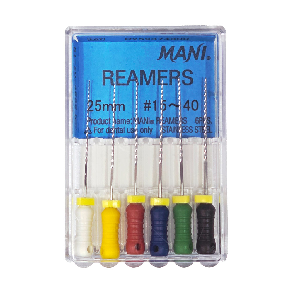 Mani Reamers 25 mm, Gr. 15-40, 6 stk.