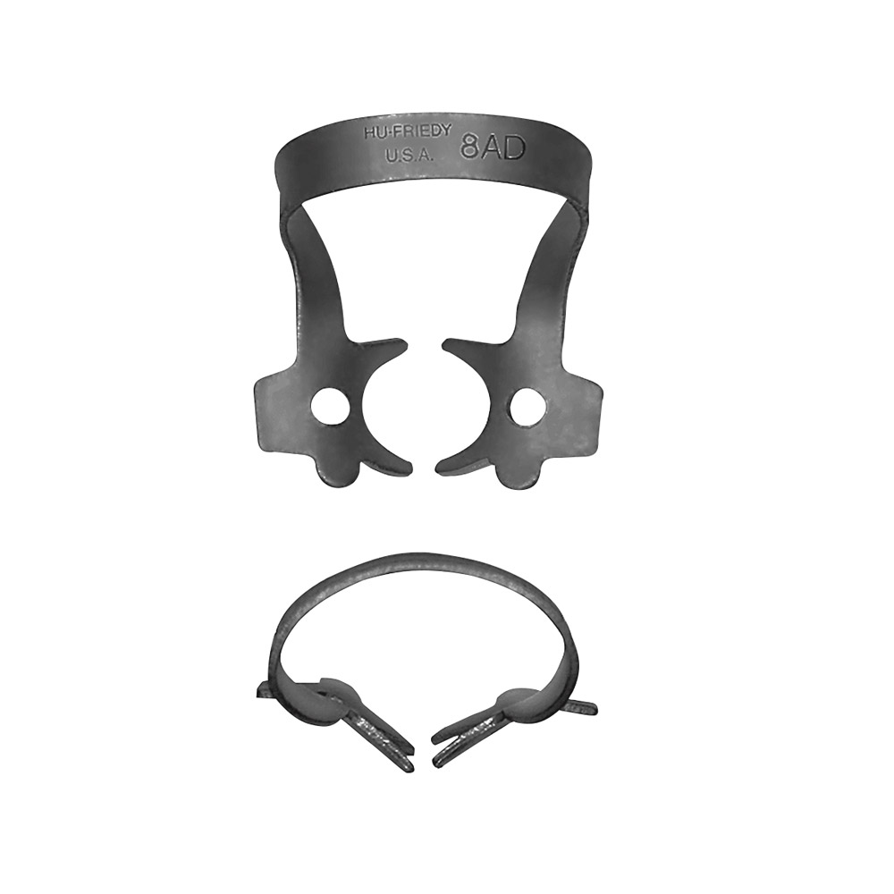 Kofferdam-klemme 8AD Molar Black Line, stk.
