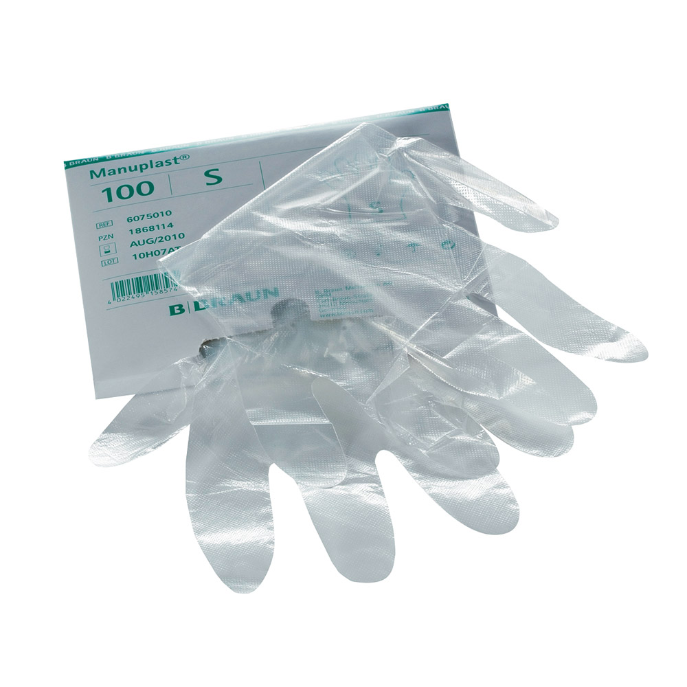 Manuplast engangshandsker små, 100 stk.