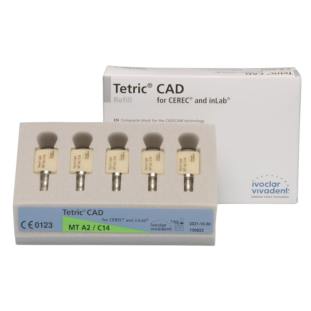 Tetric CAD CEREC/inLab MT A3 C14, 5 stk.