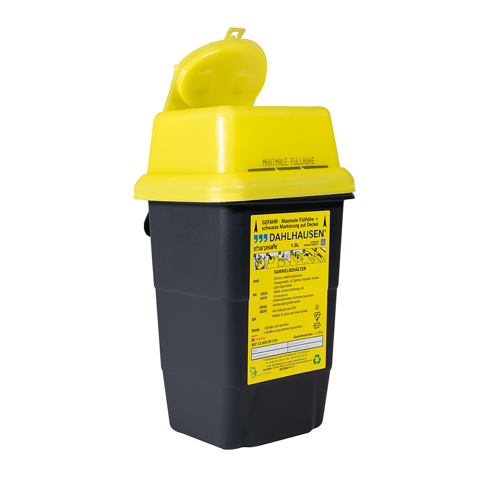 Sharpsafe 1,8 L kasseringsbeholder, stk.