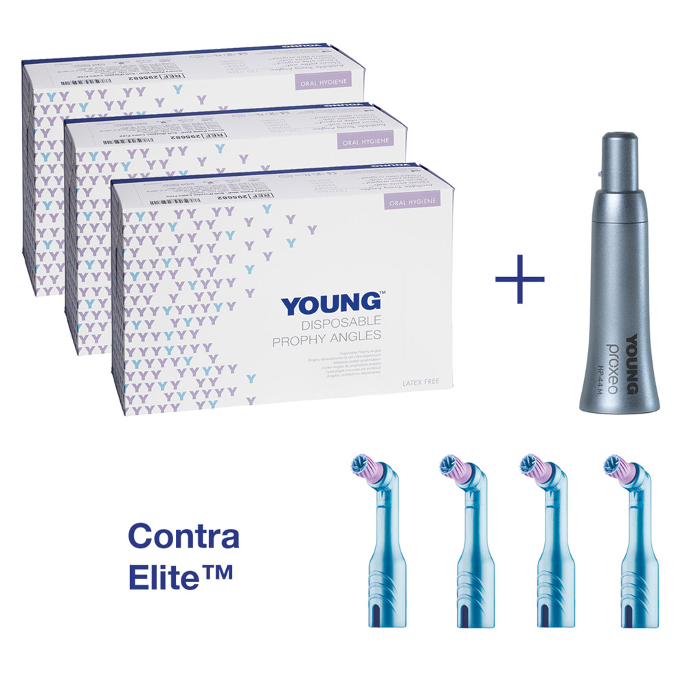 Contra Elite soft, latexfri Proxeo håndstykke HP-44M, sæt