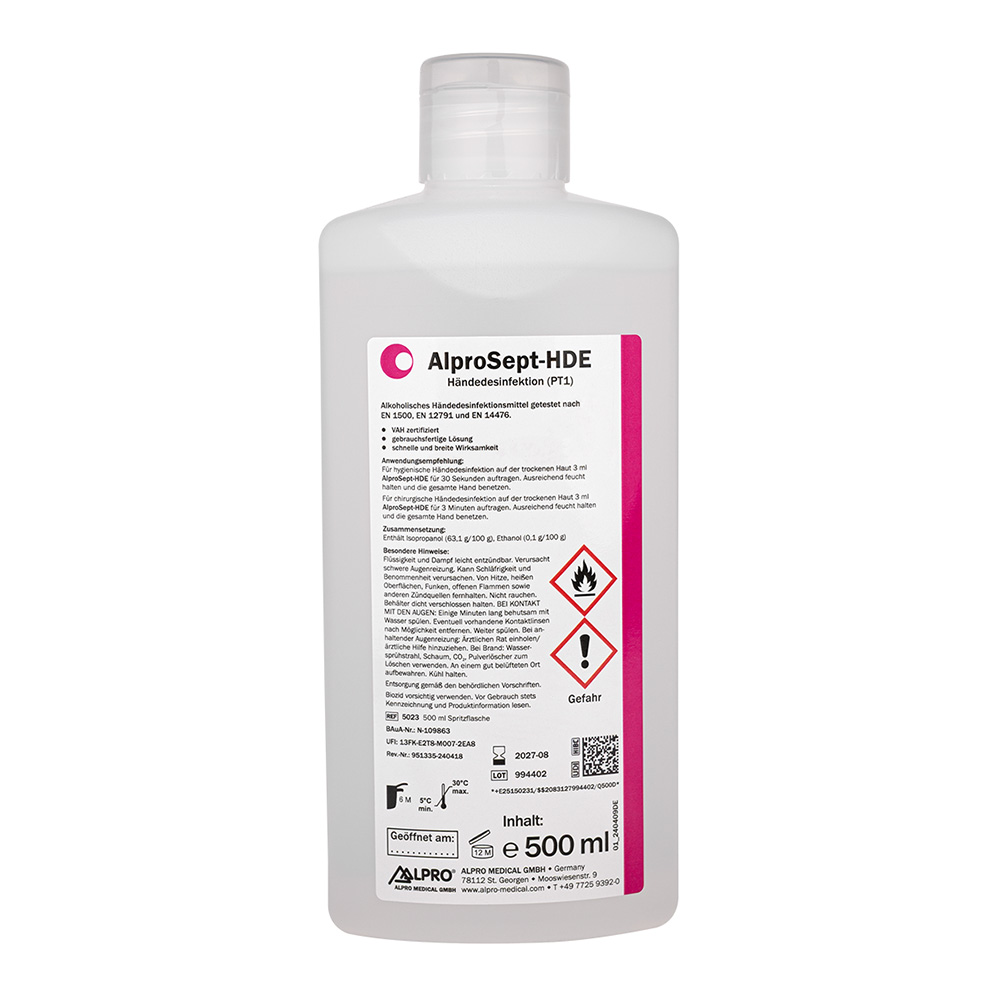 AlprosSept HDE, 500 ml flaske