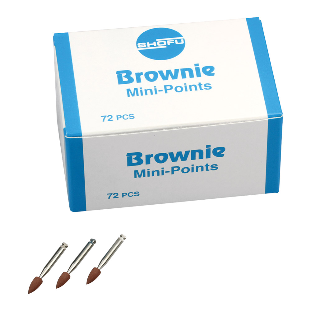 Brownie poleringsstift minispids 030, 72 stk.