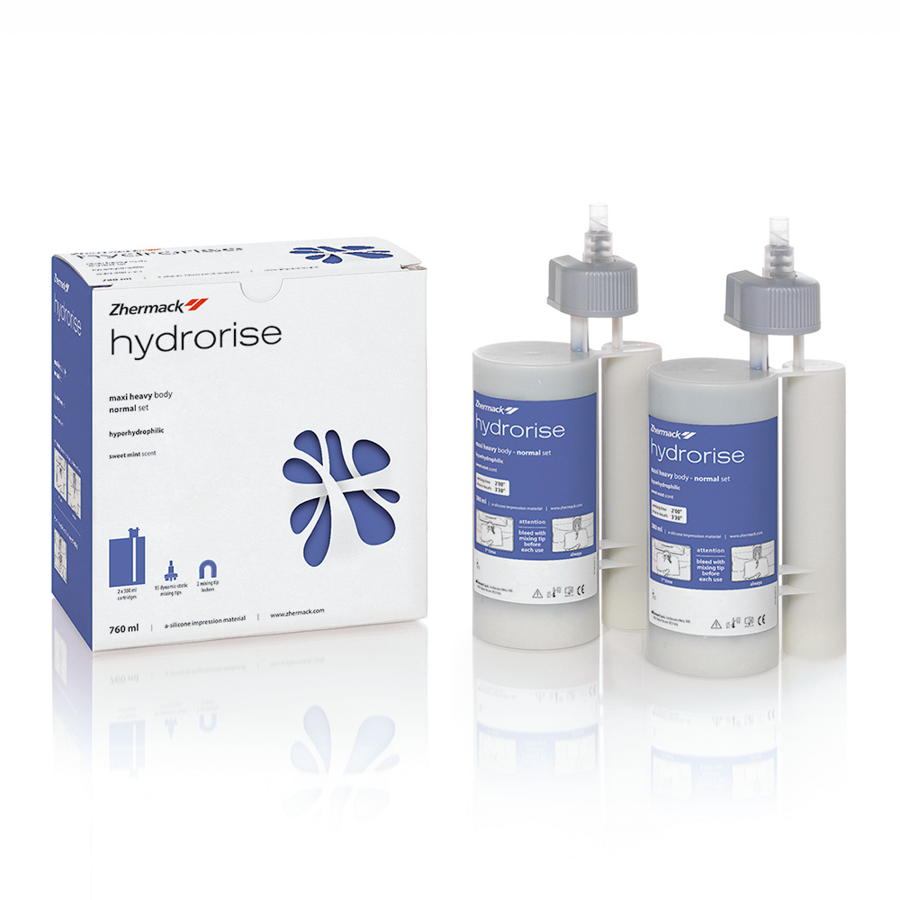 Hydrorise Maxi Heavy Normal Sæt, 2 x 380 ml Patron, 15 x Dynamiske Blandere