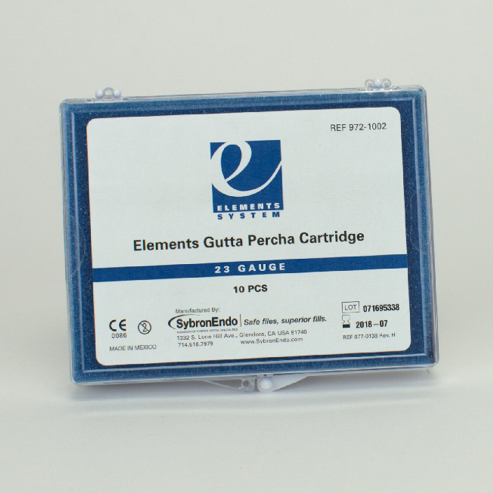 Guttapercha-kassette 23g Mb, 10 stk.