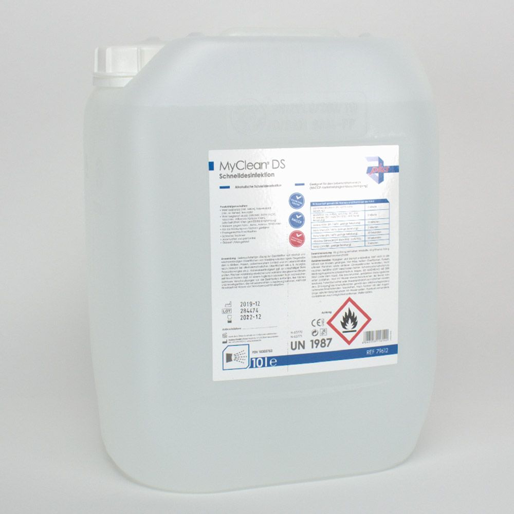 Myclean hurtigdesinfektion neutral, 10 L dunk