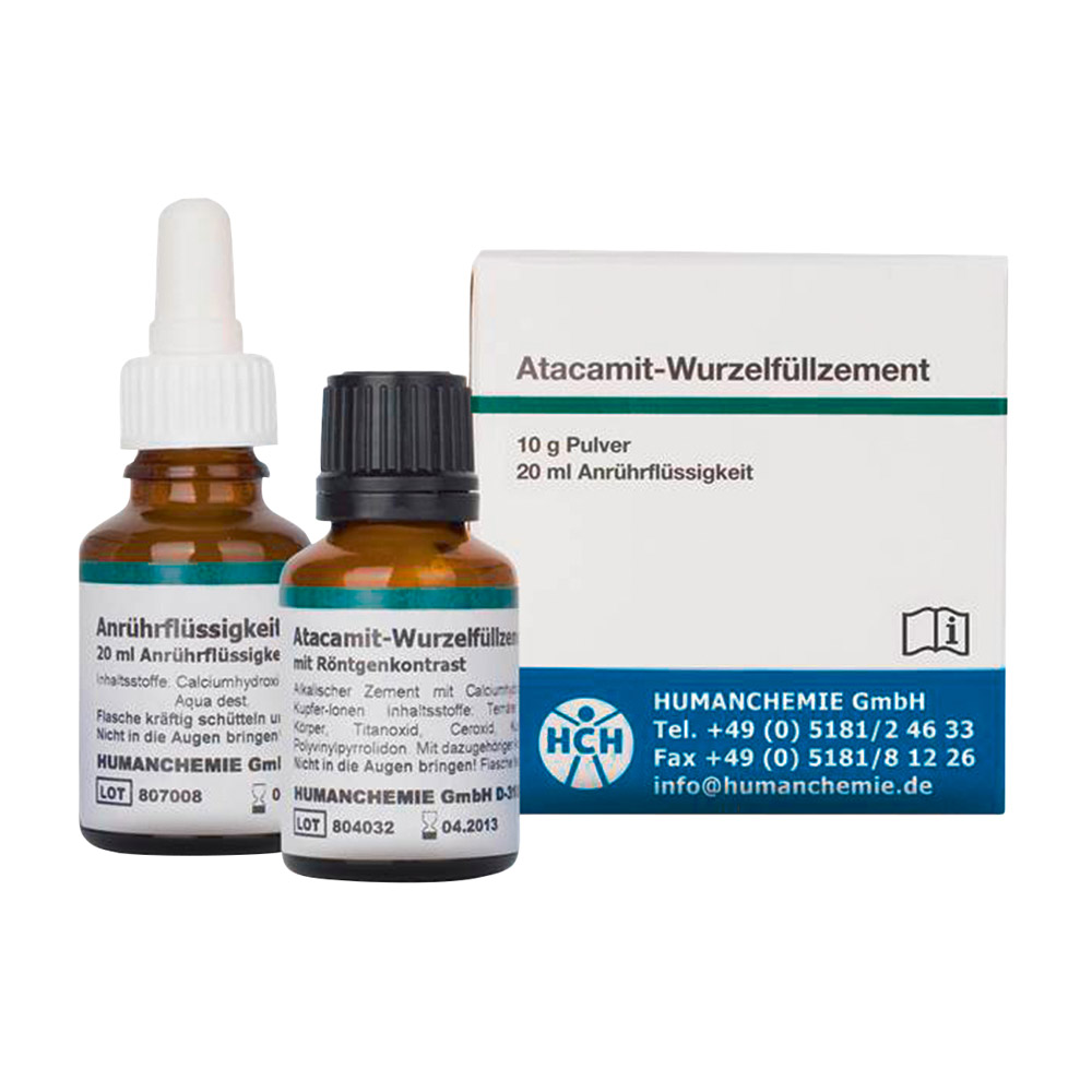 Atacamit rodfyldningscement, 10 g + 20 ml