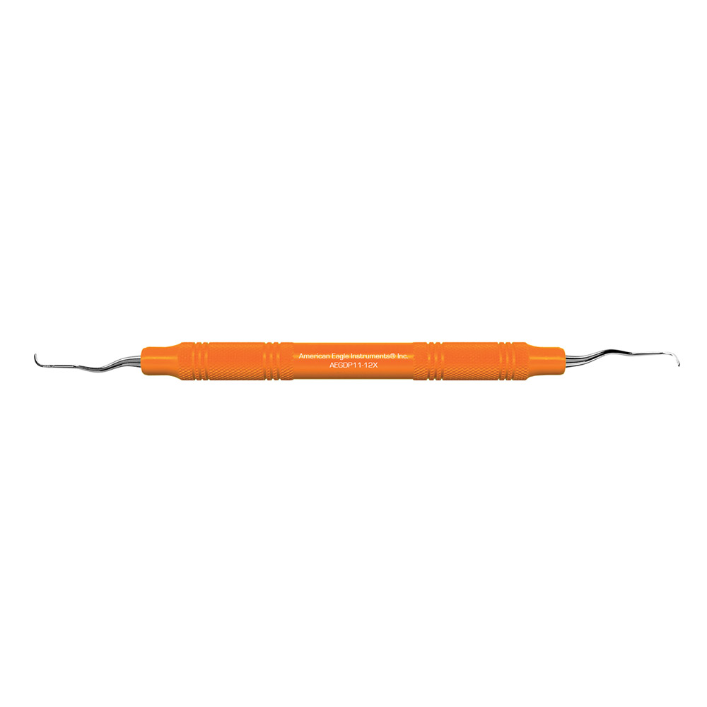 Kürette Gracey +3 Deep Pocket 11-12 med plastikgreb, stk.