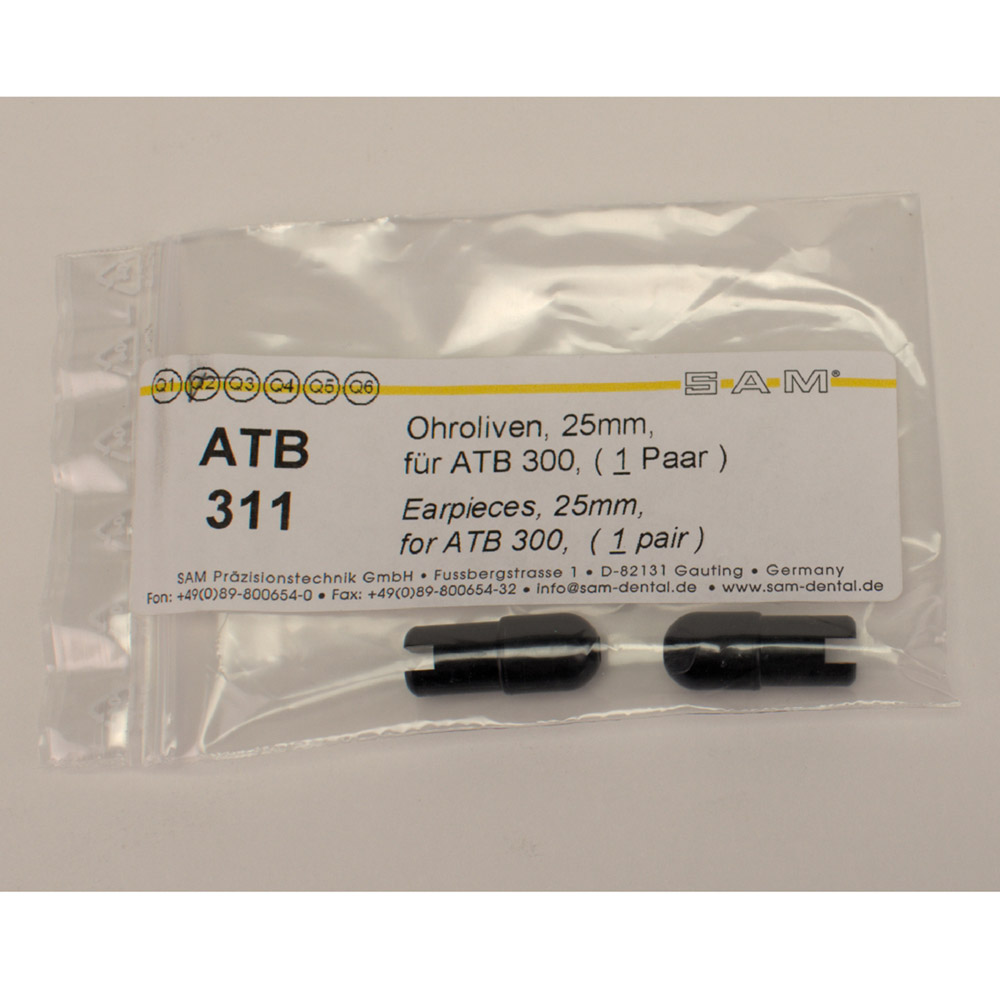 Ohrolive til Axioquick 3 sort, pakke