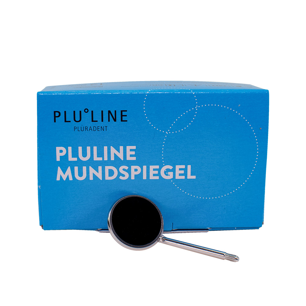 PLULINE MUNDSPEJL FS RHODIUM hul 4, 12 stk.