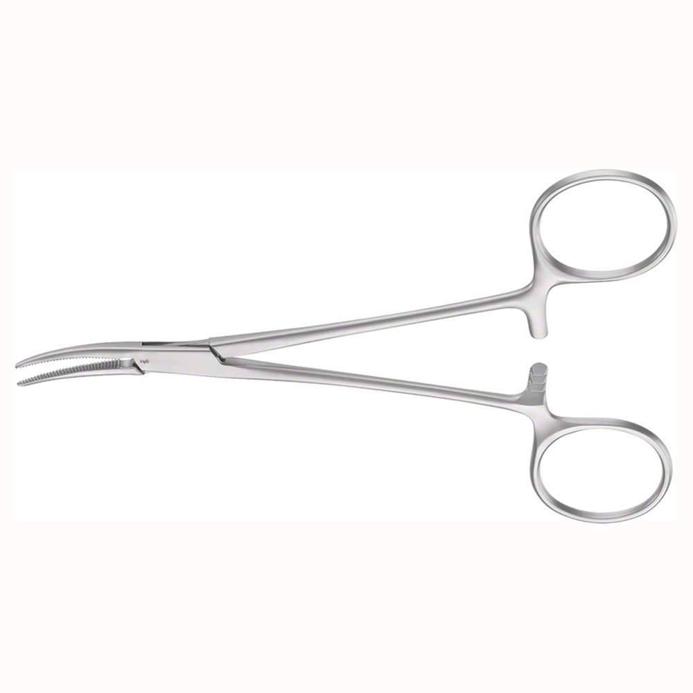 Arterieklampe Baby Crile 14,0 cm buet, stk.