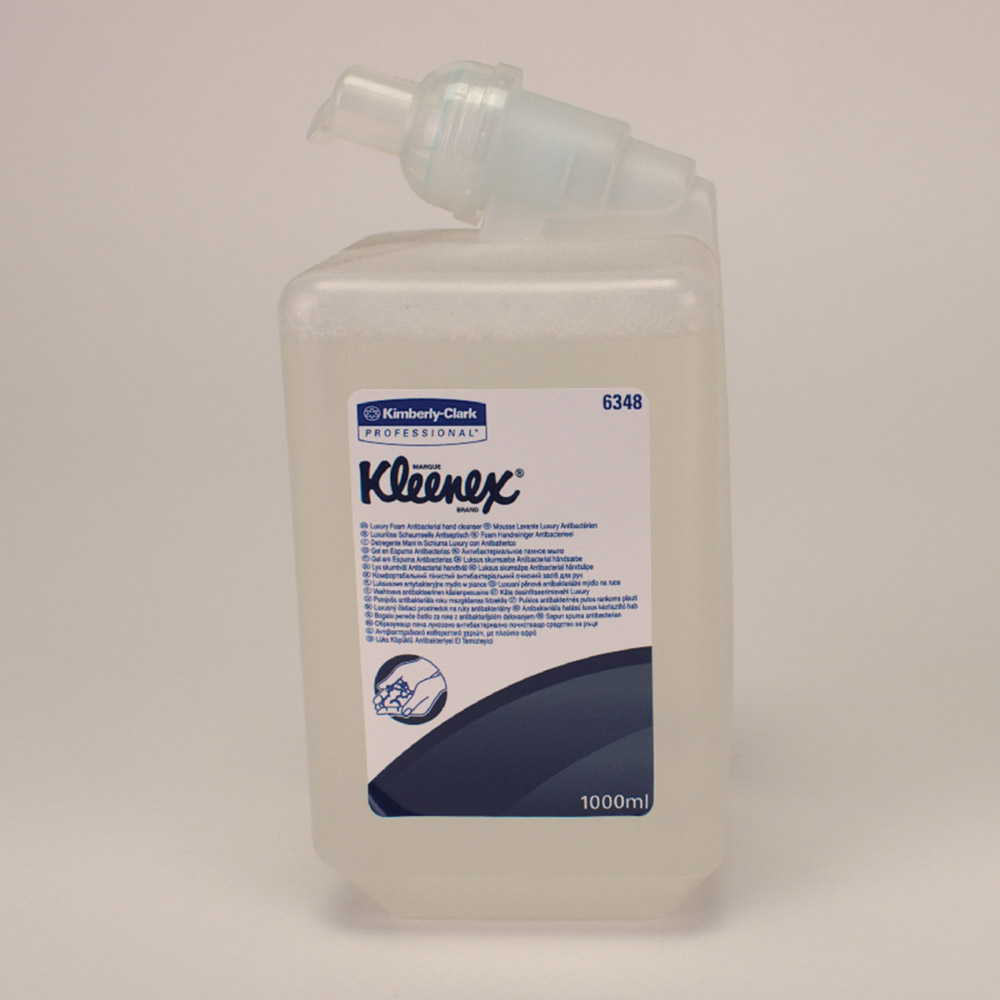 Kleenex antibakteriel skumsæbe, 1 L flaske