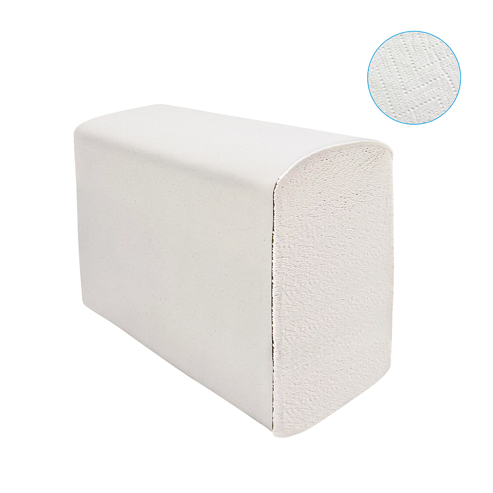 Pluline Håndklædepapir Superior W-fold 2-lag Hvid 22x32 cm, 3000 ark