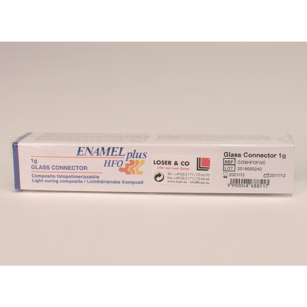 Emalje plus HFO glasforbinder, 1 g