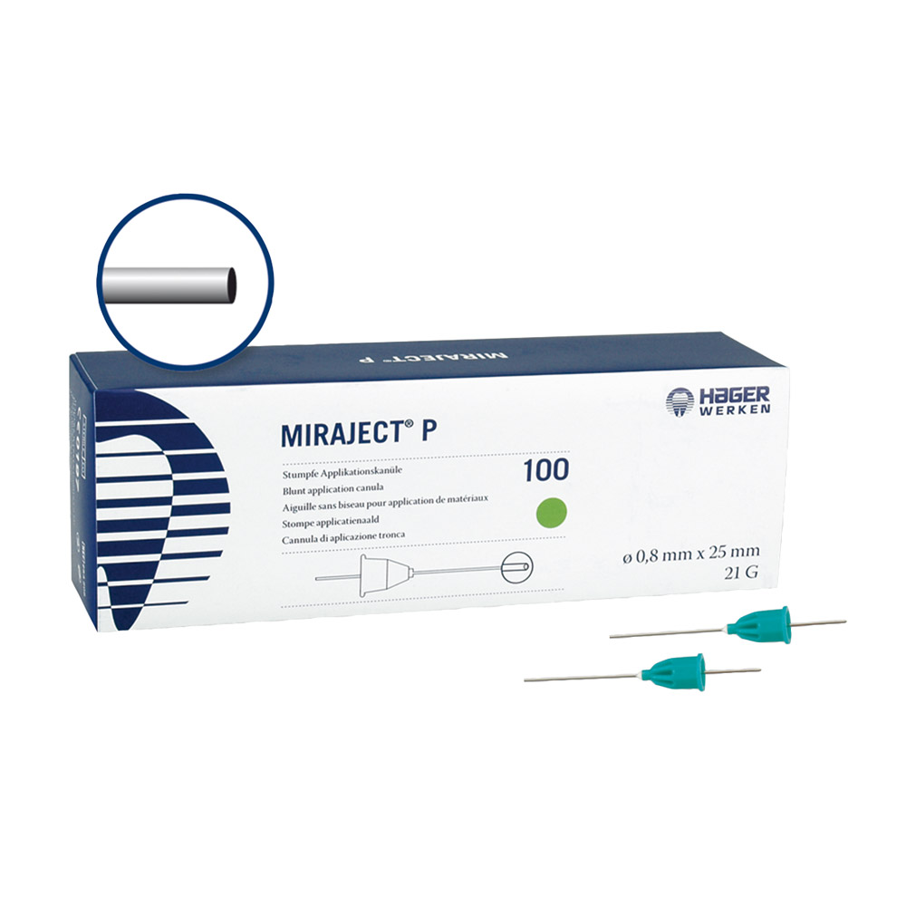 Miraject Kanyler P G21 0,8 x 25 mm, 100 stk.