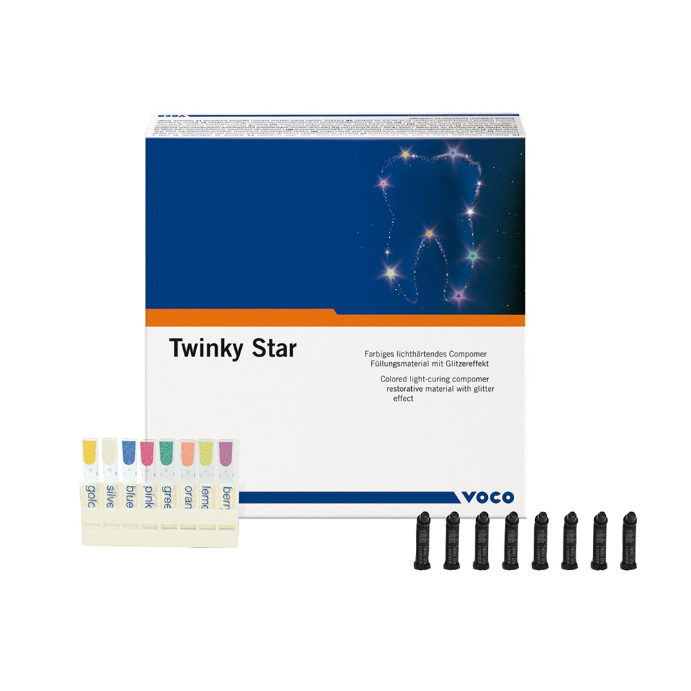 Twinky Star Caps guld, 25 x 0,25 g