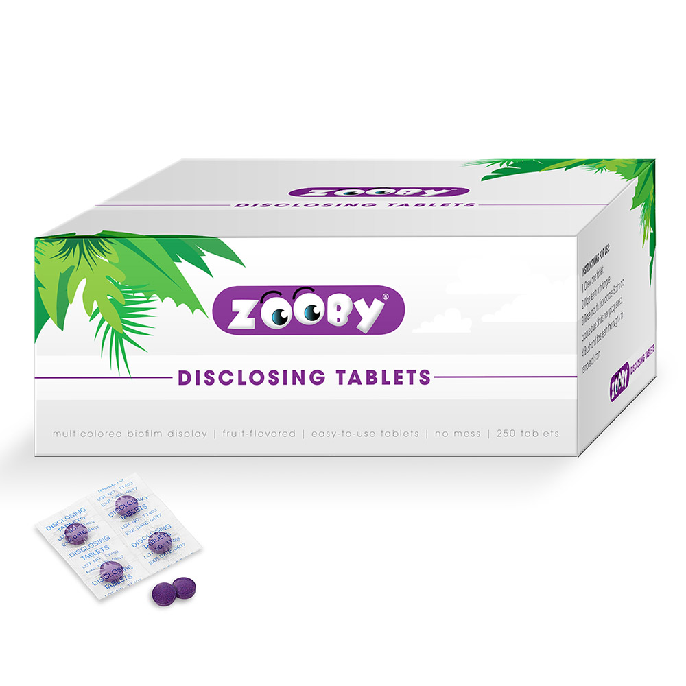 Zooby Afslørende Tabletter, 250 stk.
