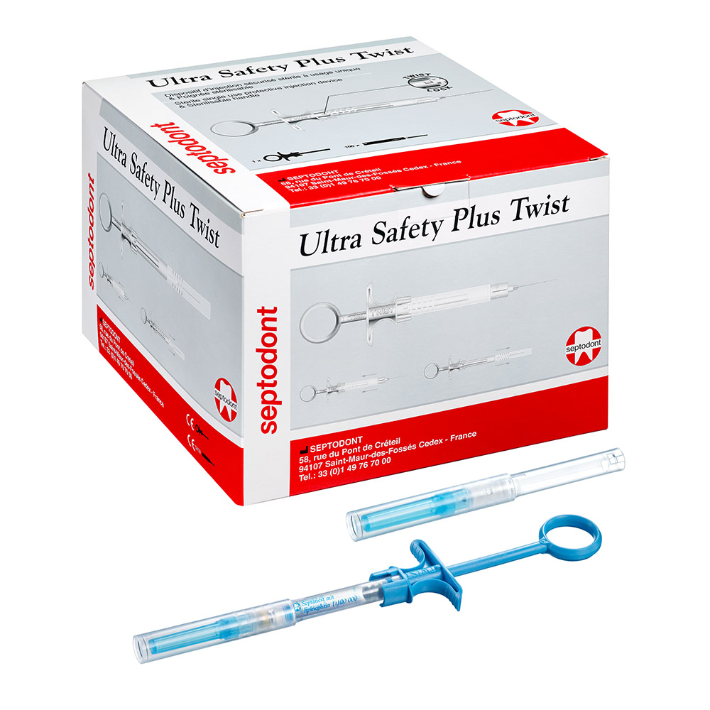 Ultra Safety Plus Twist G30 0,3 x 25 mm, 100 stk. + 1 genanvendeligt håndstykke
