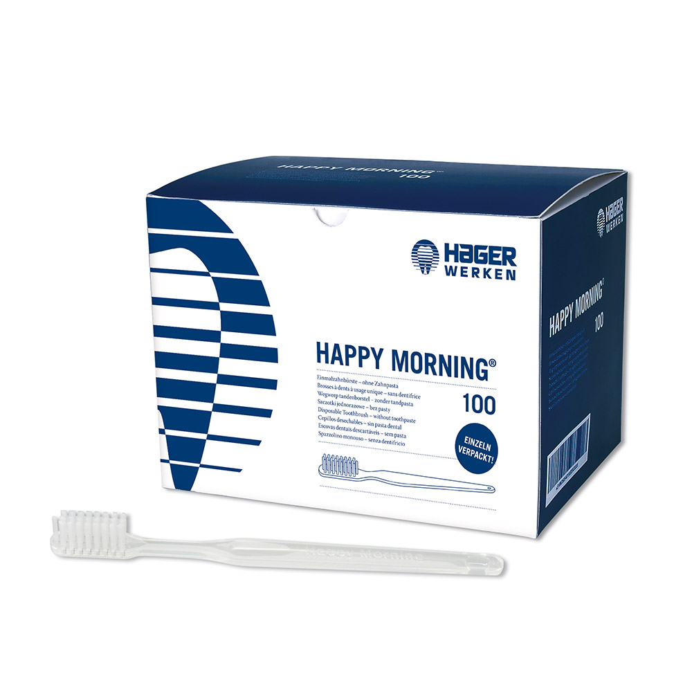 Happy Morning uden tandpasta, 100 stk.