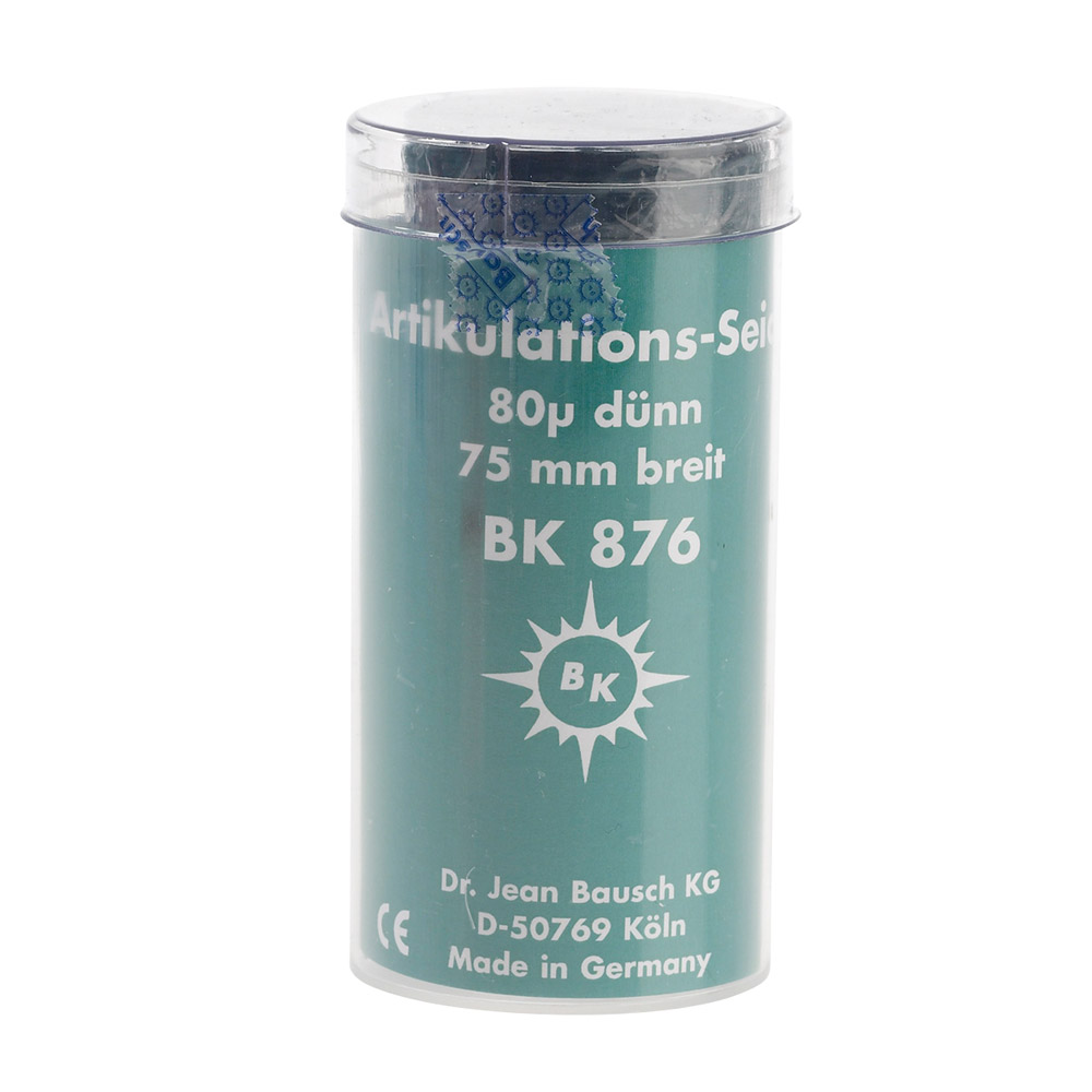 Artikulationssilke 80 µ grøn BK 876, 3 m