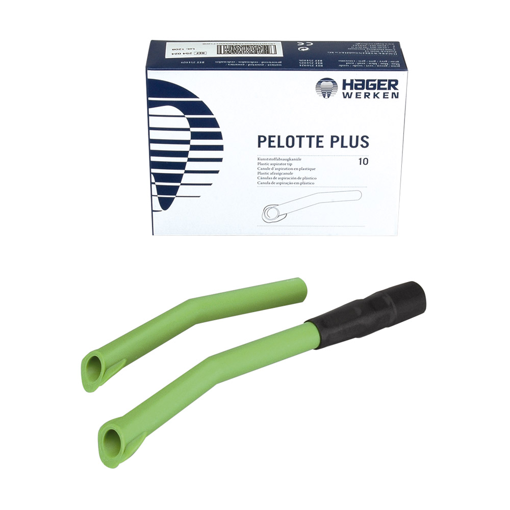 Pelotte Plus grøn, 10 kanyler + adapter