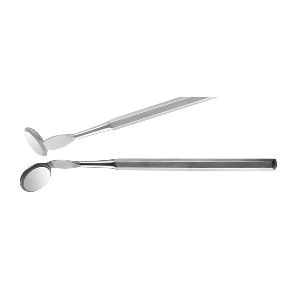 Mundspejl plan Twin Side Rhodium 470/4, 6 stk.