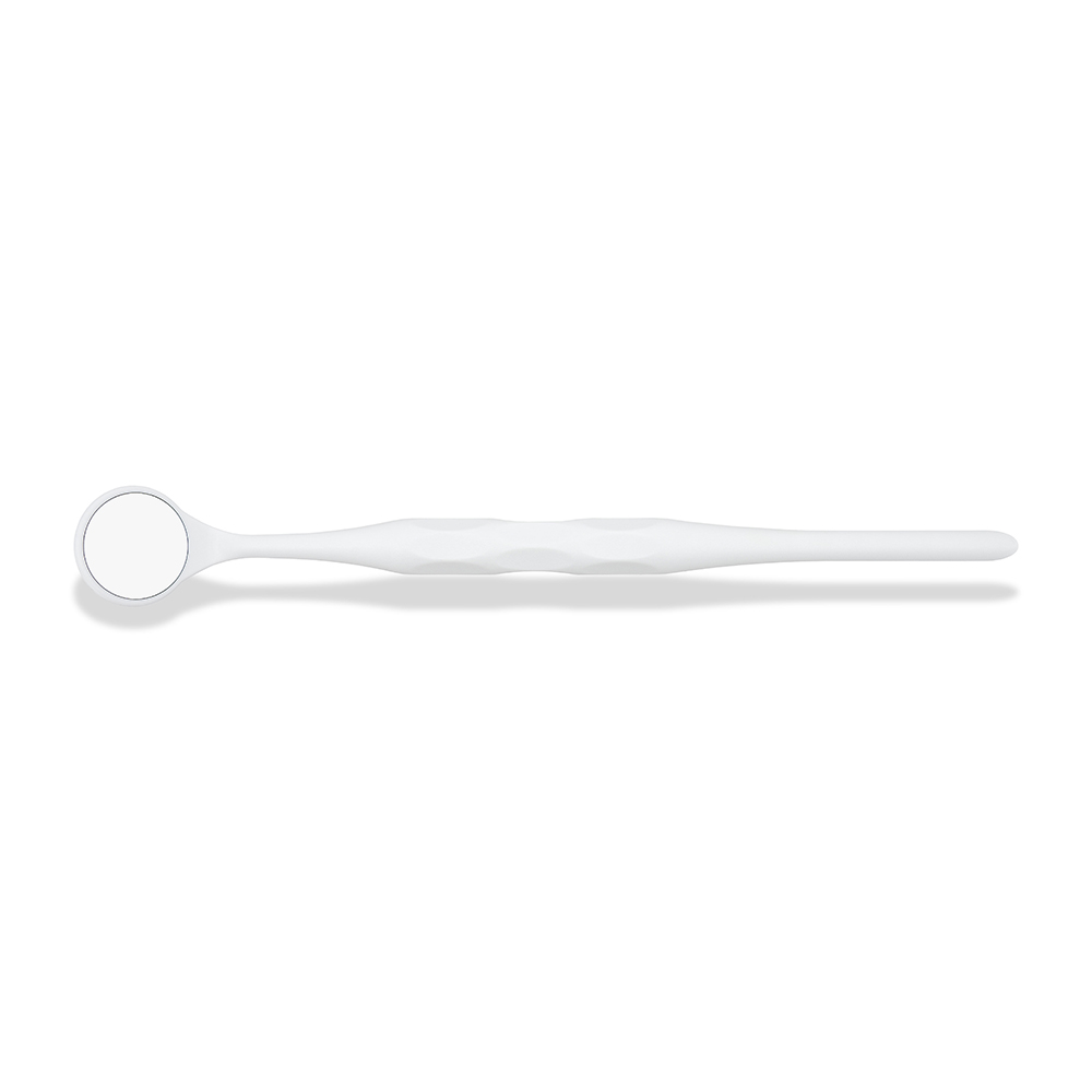 Mundspejl Relax FS Rhodium 4 plan hvid, 10 stk.