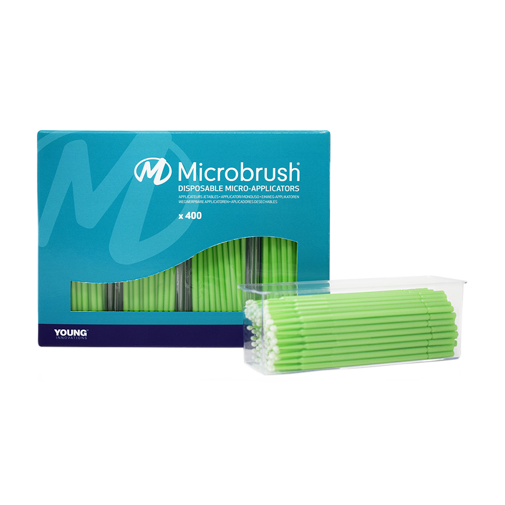 Microbrush plus regular grøn, 400 stk.
