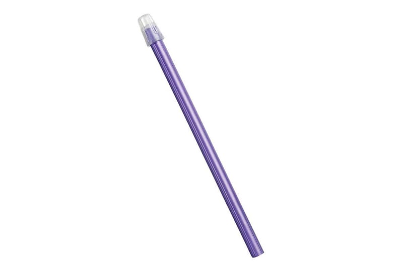 TOP FLEX PLUS spytopsuger 145 mm aftagelig hætte lilla, pakke med 100 stk.