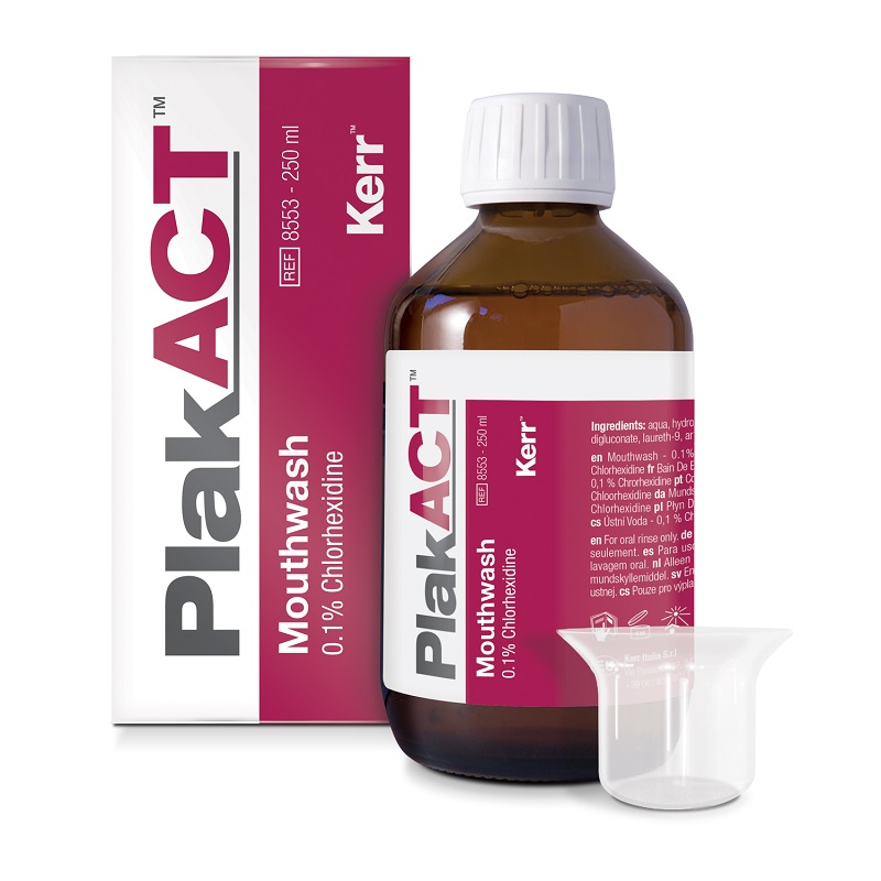 PlakACT Mundskyllevæske 0,1 % Chlorhexidin, 250 ml