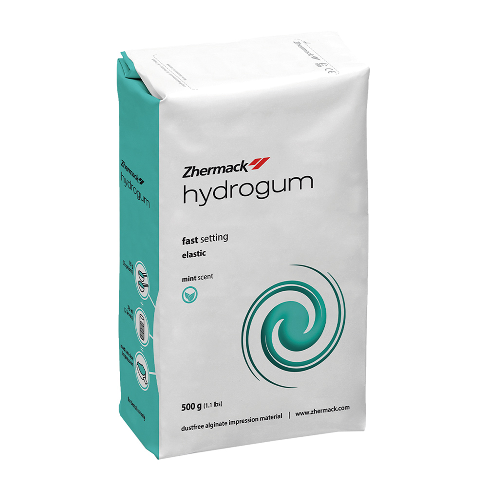 Hydrogum Mynte hurtigt hærdende støvfri grøn, 500 g pose