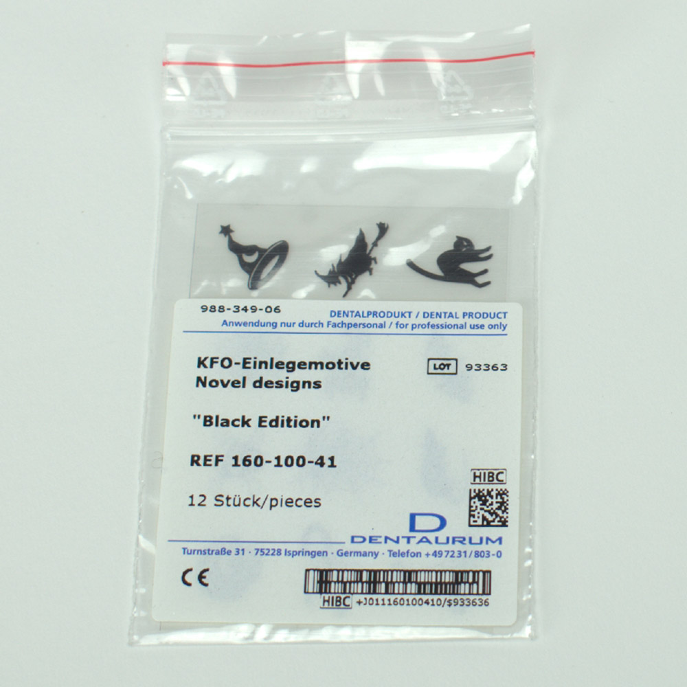 Indsatsmotiv KFO Black Edition, 12 stk.