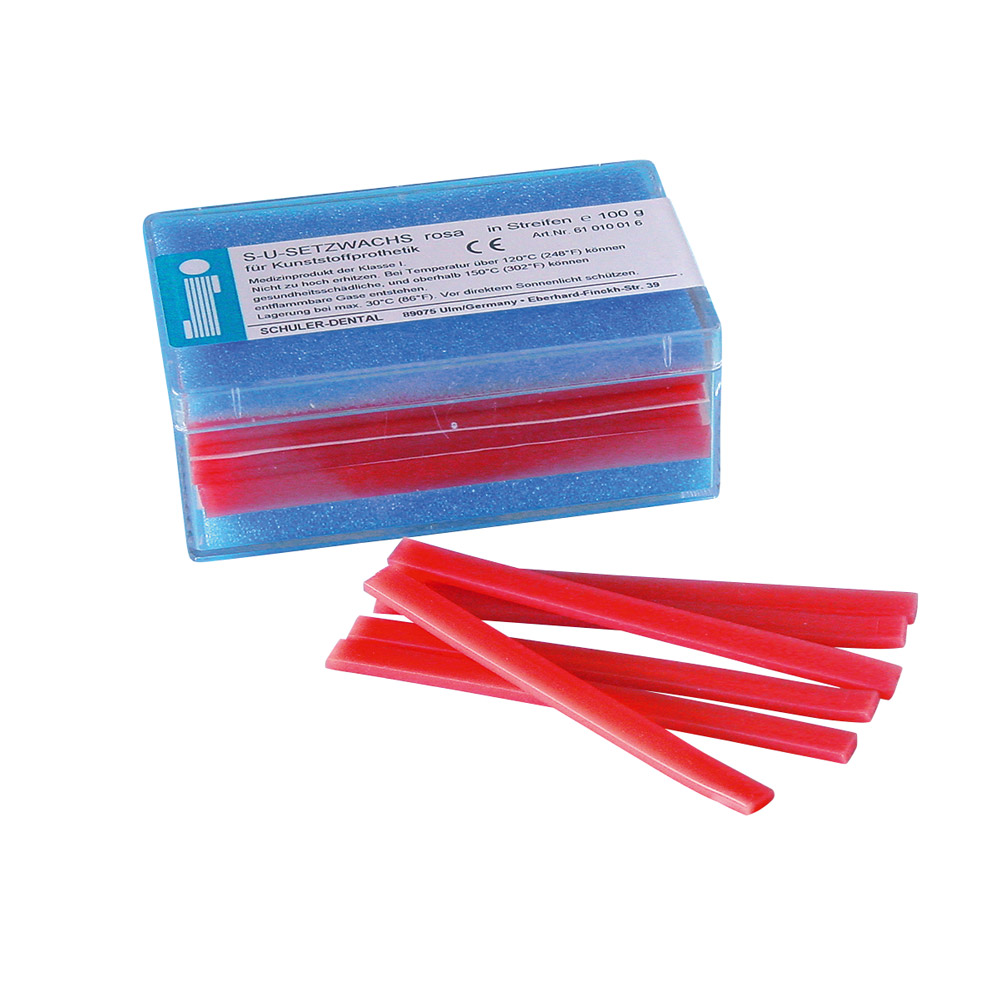 Sætningsvoks S-U rosa, 100 g