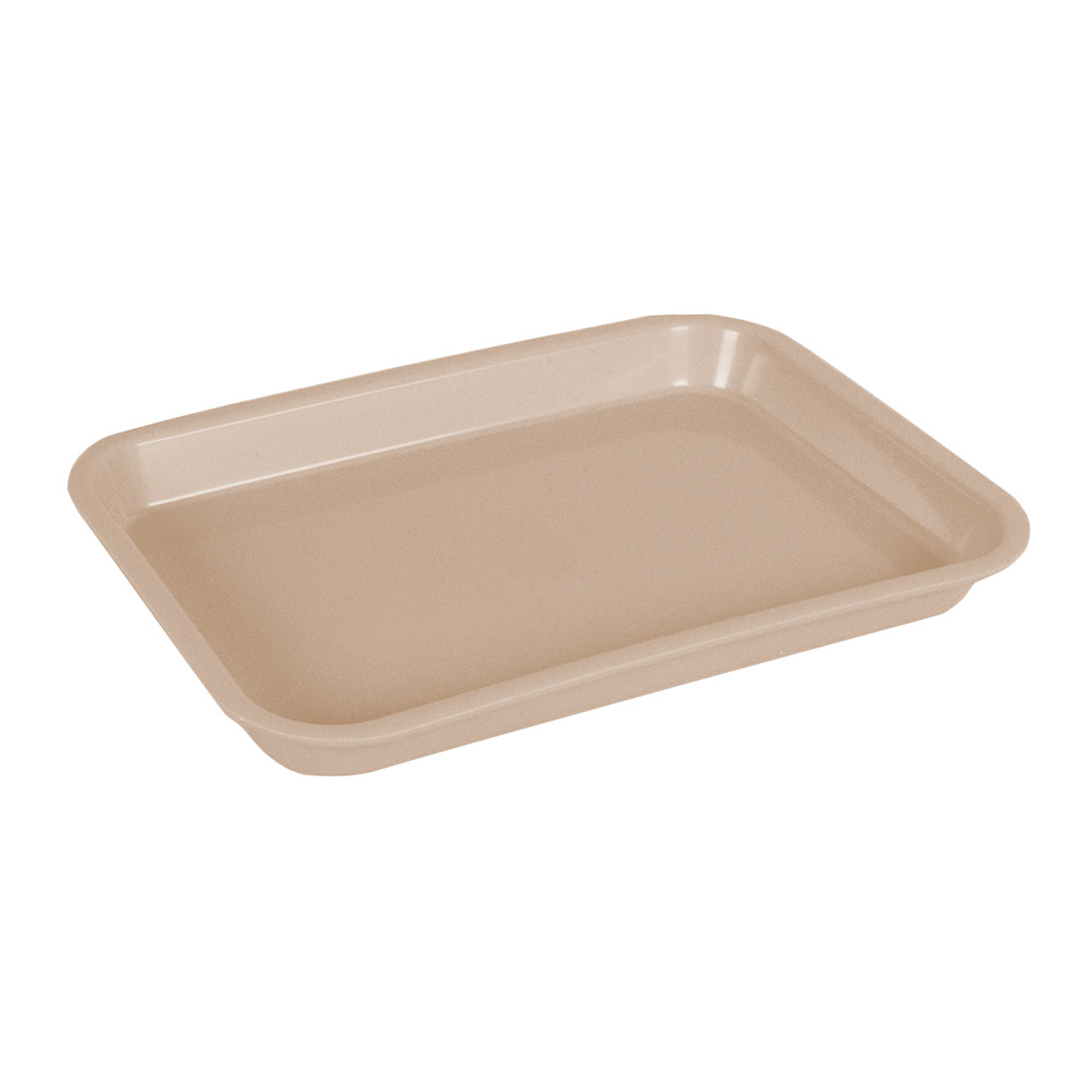 Mini-bakke uden inddeling beige, stk.