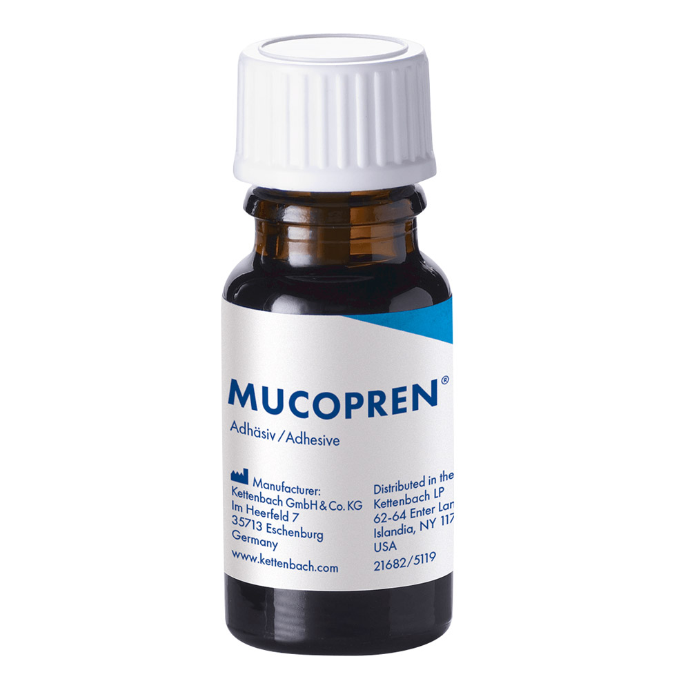 Mucopren soft klæbemiddel, 10 ml flaske