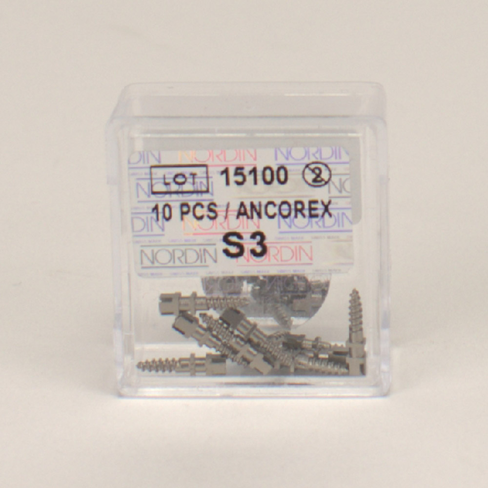 Ancorex Skruepinde S3, 10 stk.