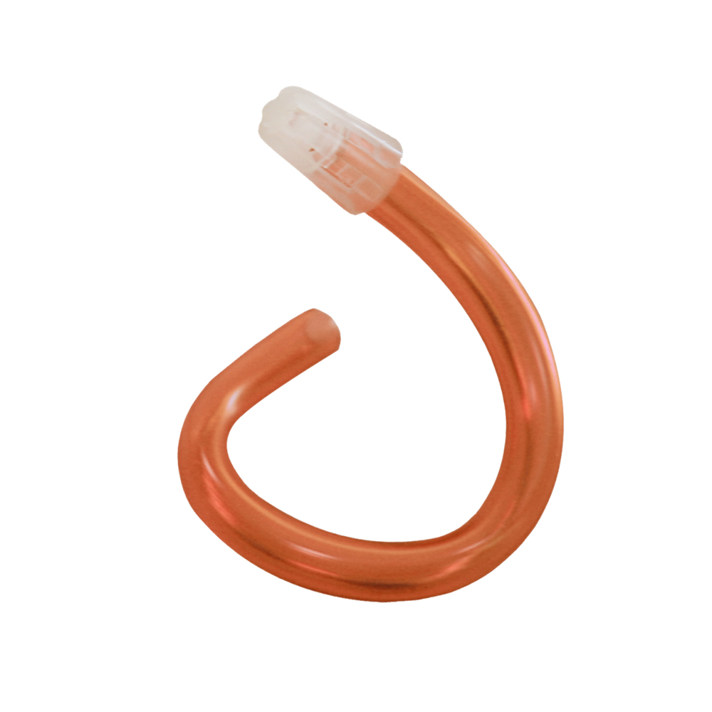 Medicom spytopsuger aftagelig hætte 15 cm orange, 100 stk.
