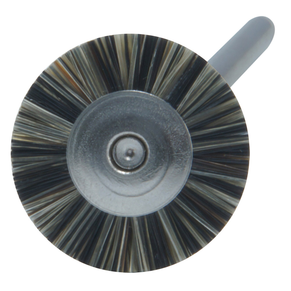 Mini-børster Chunking sort 19 mm, 12 stk.