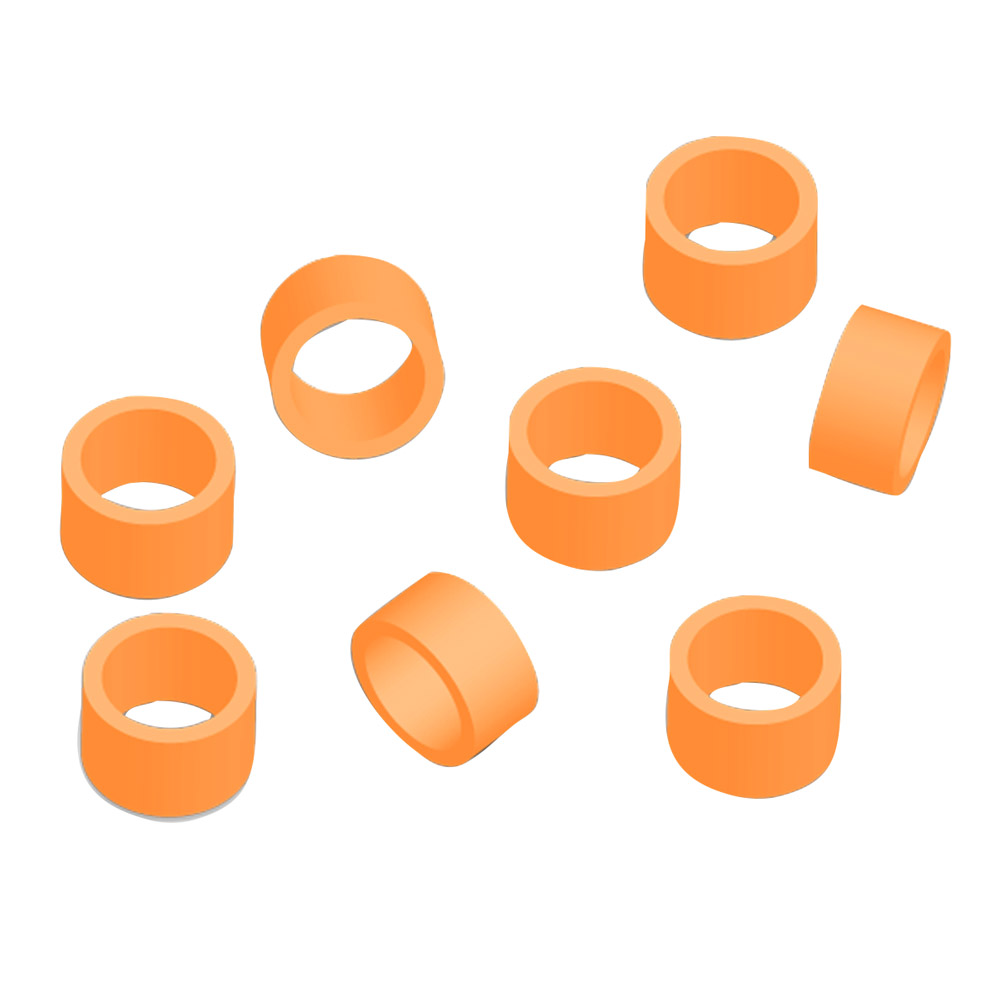 Kodningsringe 5002 orange, 50 stk.