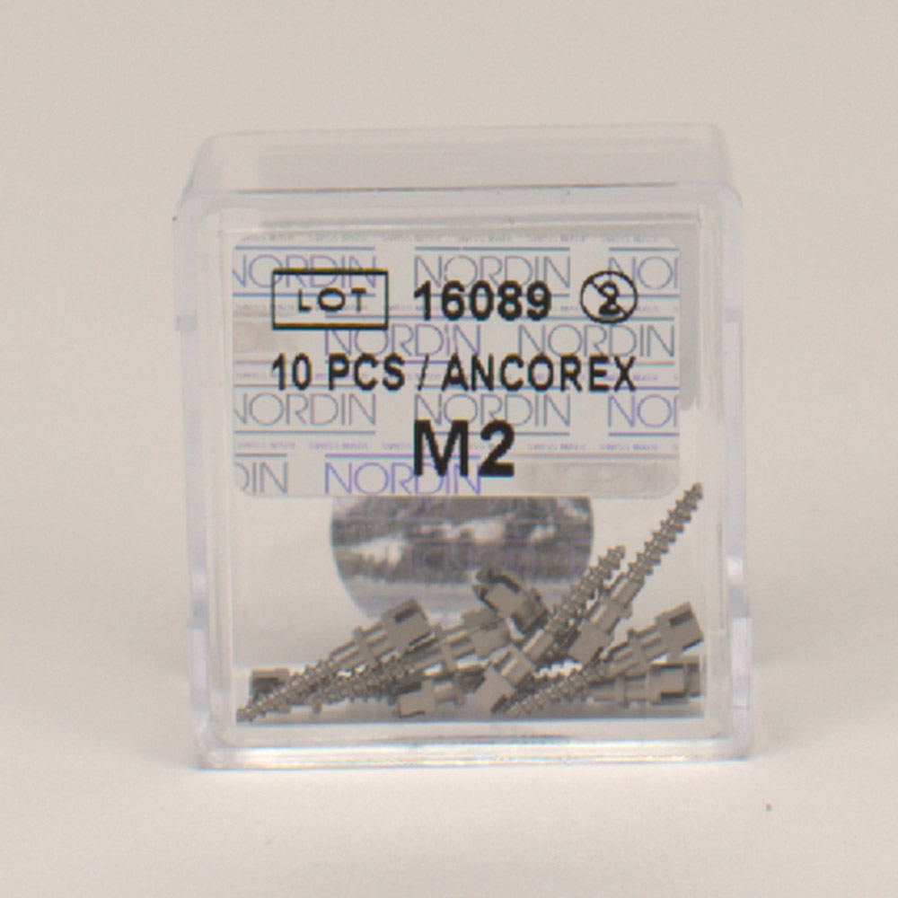 Ancorex Skruepinde M2, 10 stk.