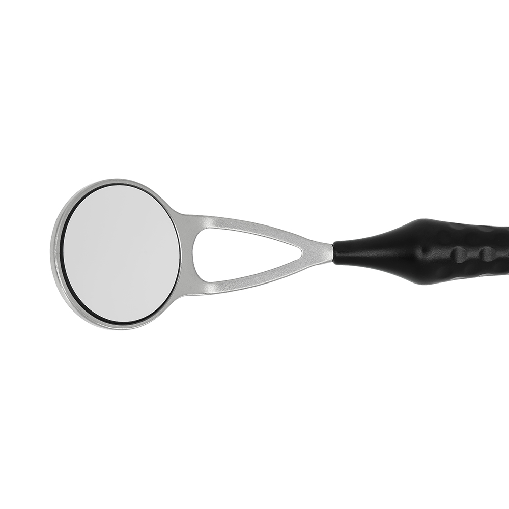 Mundspejl MEGAretract Rhodium 5 plan SS, 6 stk.