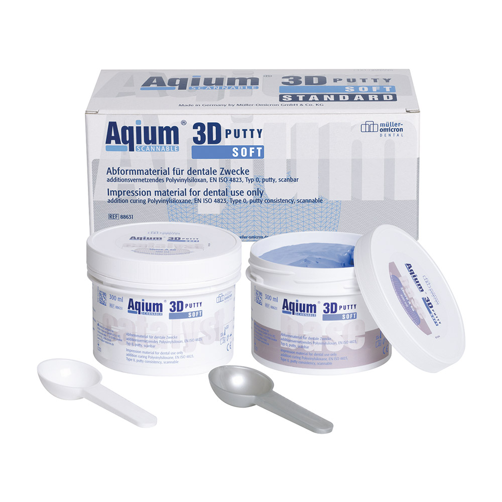 Aqium 3D Putty soft Base+Katalysator, 2 x 300 ml