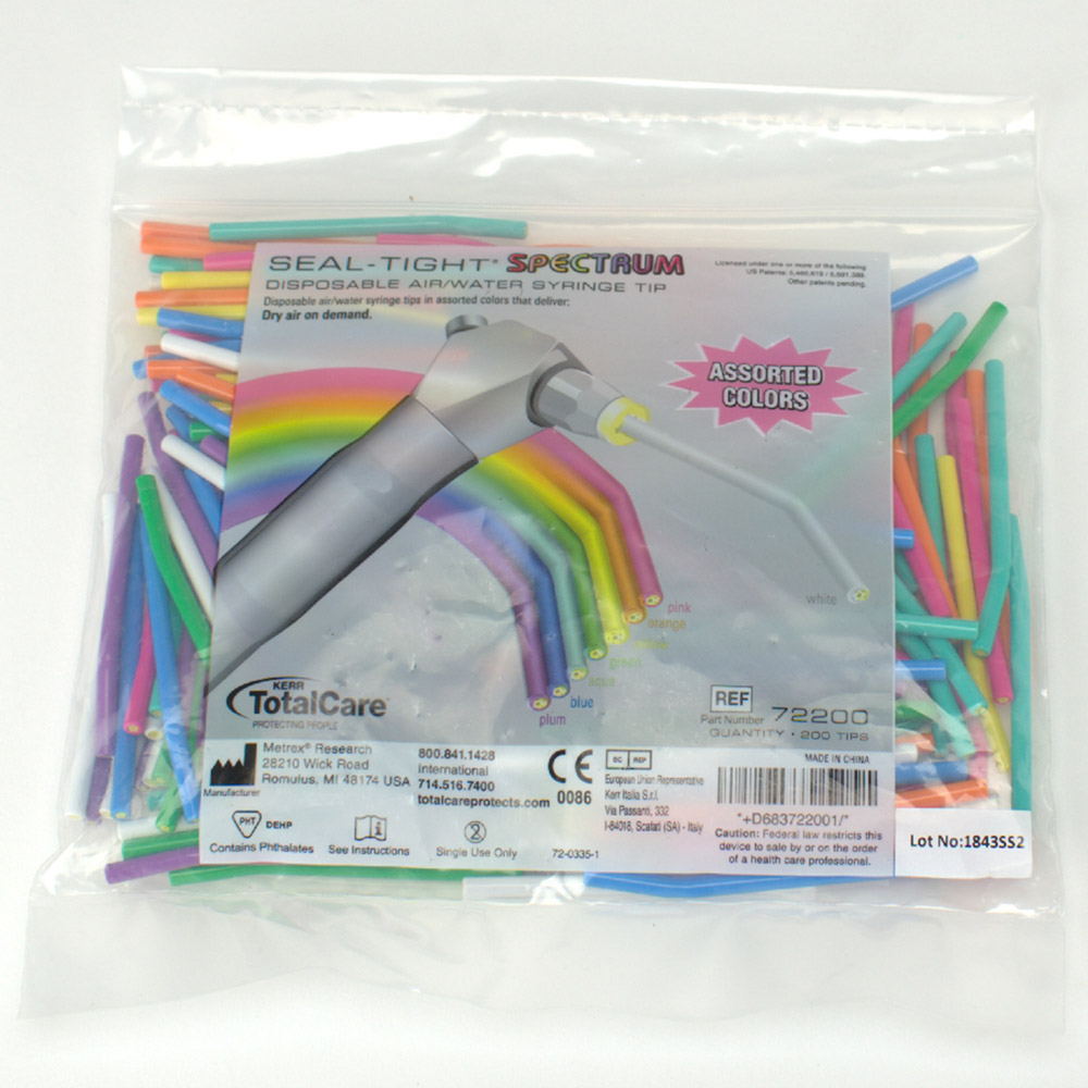Seal-Tight Tips Farver, 200 stk. sortiment