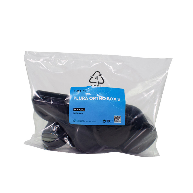 PLURA-ORTHO-BOX S sort, 10 stk.